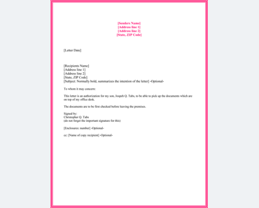 25 Best Authorization Letter Samples Formats Templates