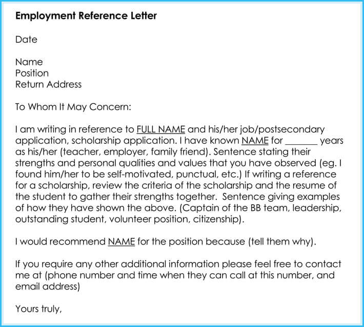 Sample Employment Reference Letters & Professional Writing Tips