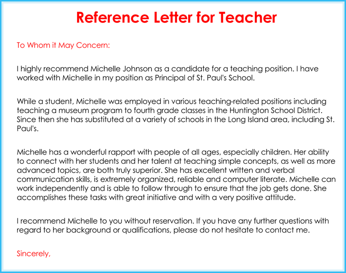 Medical School Letter of Recommendation Template – with Samples