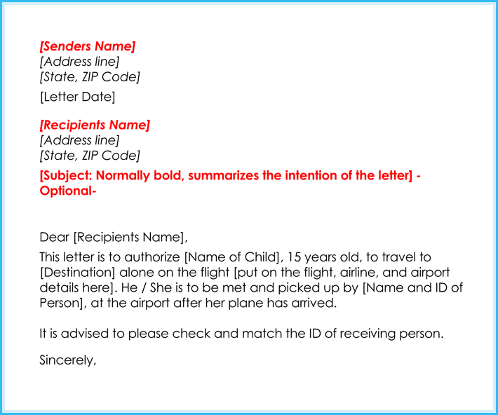 Permission Letter For Child To Travel With Grandparents from www.wordtemplatesonline.net