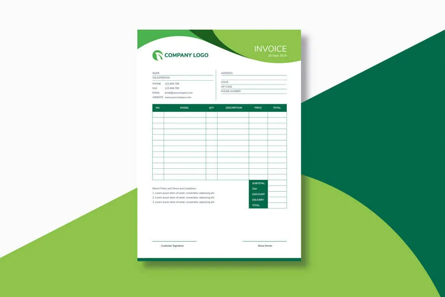 40 free blank invoice templates excel word edit print