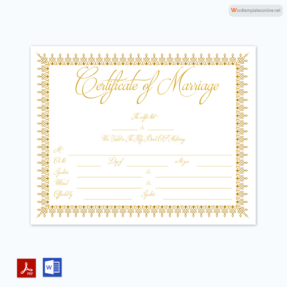 marriage certificate search