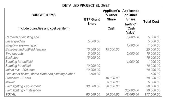budget forecast template 1