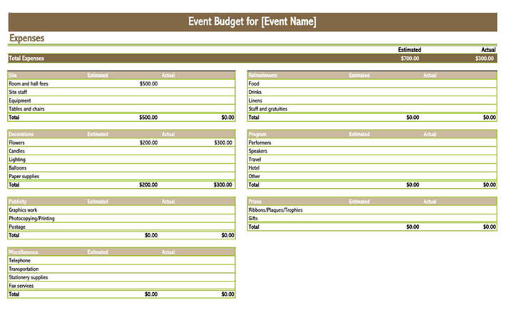 Free Christmas Budget Spreadsheet Template 08 for Excel File