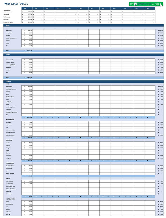 Great Downloadable Fixed Expenses Budget Worksheet Sample as Pdf File