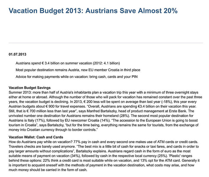 Download free vacation budget template example12