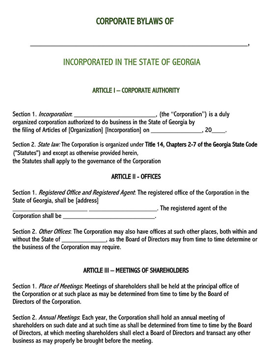 free-corporate-bylaws-templates-word-pdf