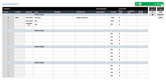 9+ Free Task Assignment Templates (Excel | Word)