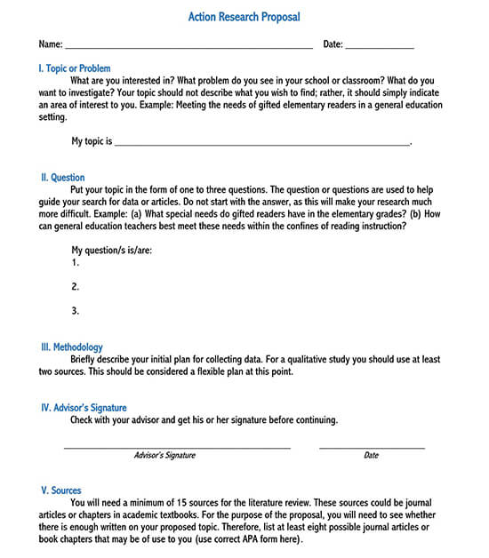 Research Proposal Template in Word 04