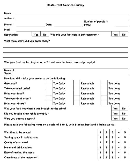 Customer Satisfaction Survey Template Excel from www.wordtemplatesonline.net