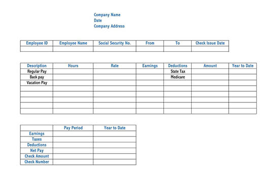 Excel Check Stub Template from www.wordtemplatesonline.net