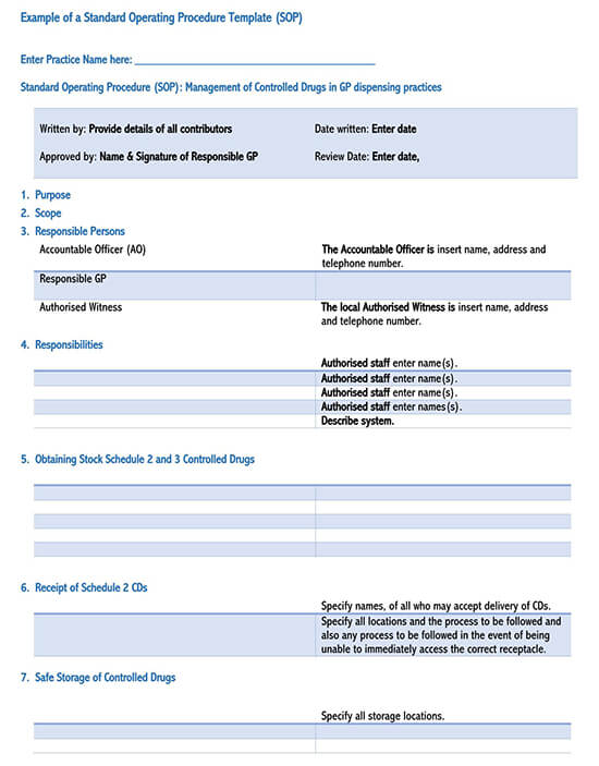 22-best-standard-operating-procedure-sop-templates