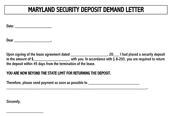 how do i write a letter to return my security deposit? 03