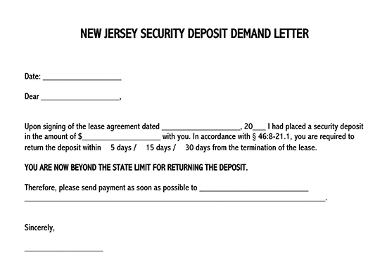 security deposit demand letter florida 05
