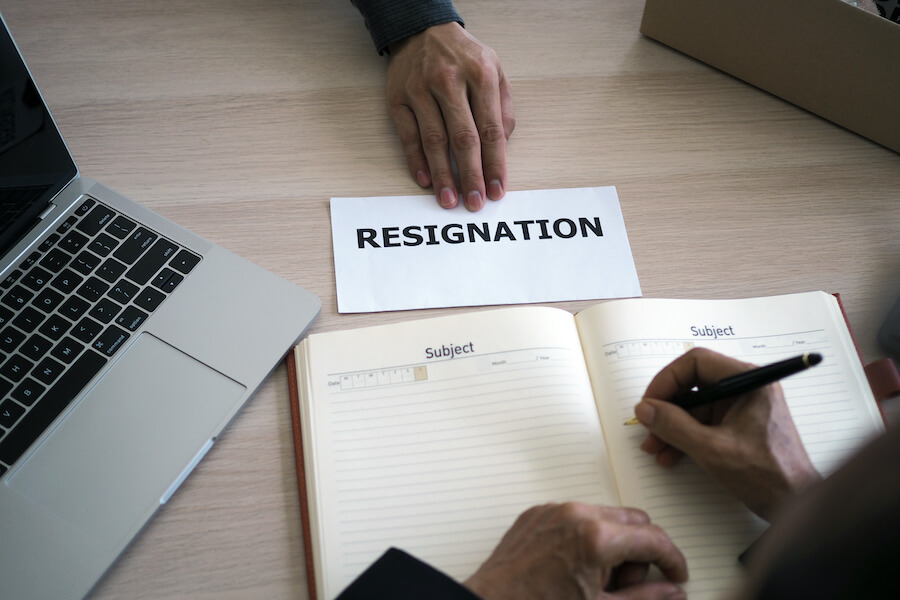 Pro resignation