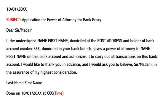Authorization Letter For Bank How To Write It 6 Free Samples