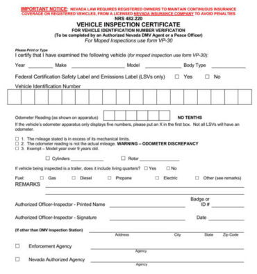 Free VIN Verification Forms - US - PDF (Guide to Fill)