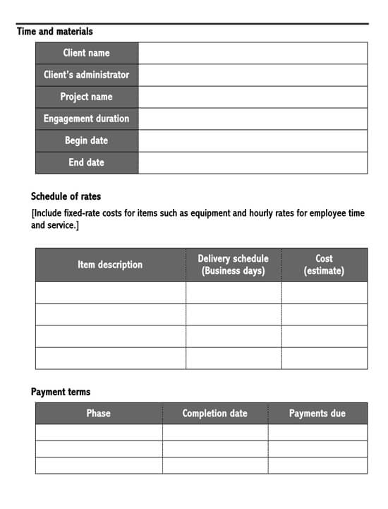 Free Sample Statement of Work (Sow) Template