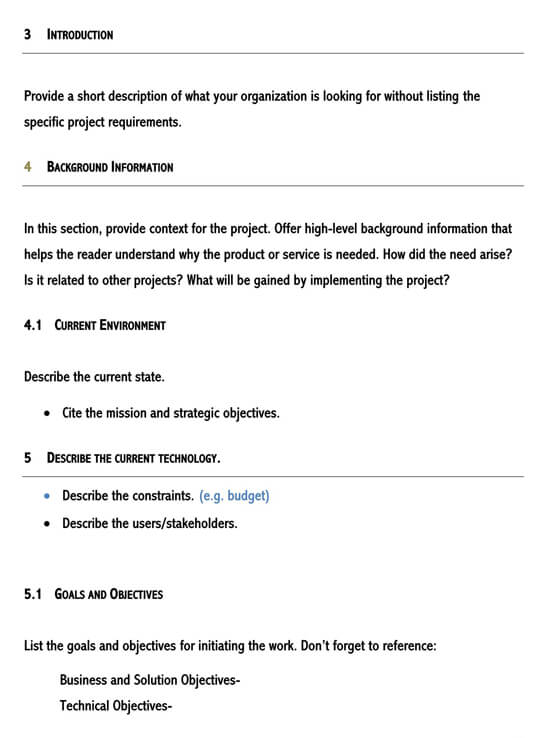 Statement of Work (Sow) Template for Word  15