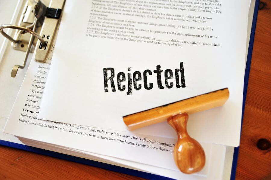 Tenant rejection