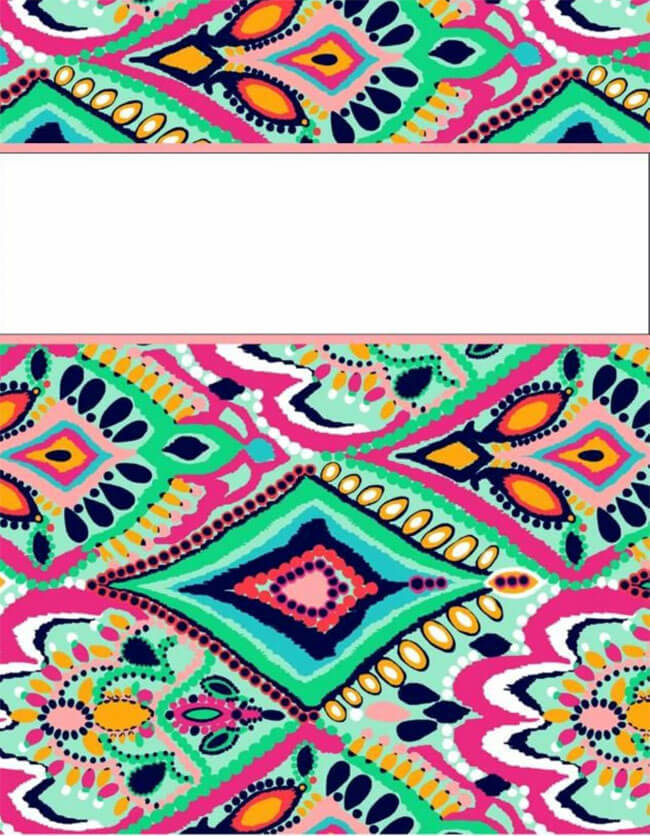 Binder Cover Template 04