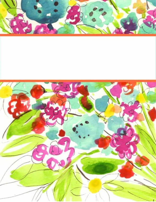 Binder Cover Template 17