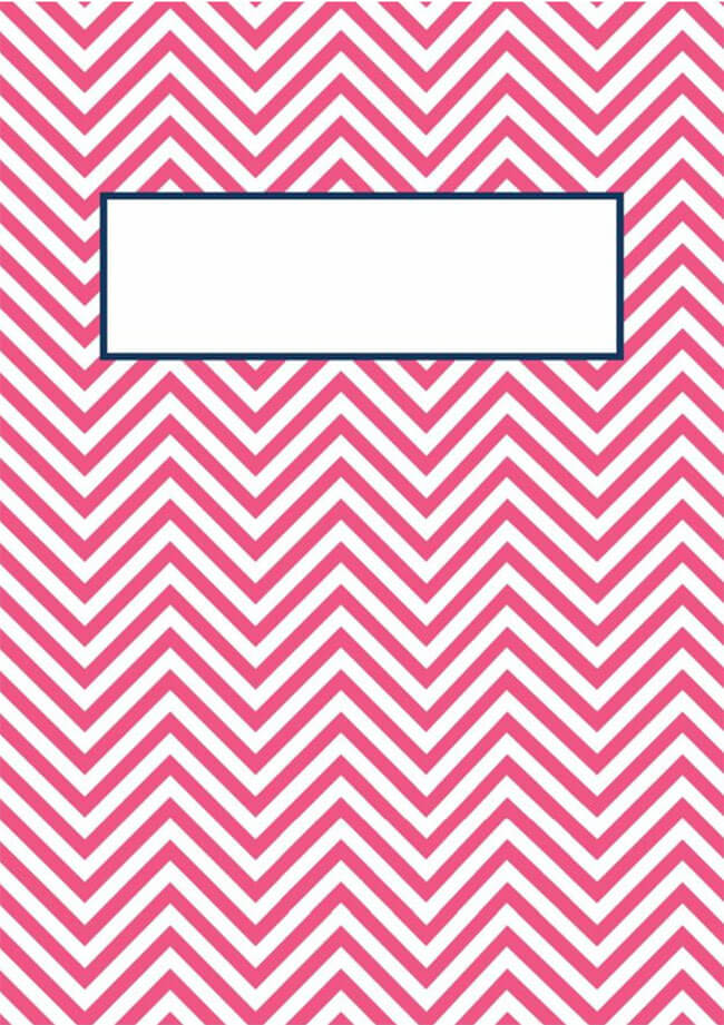 Editable binder cover template with easy customization