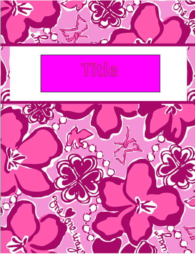 Binder Cover Template 19