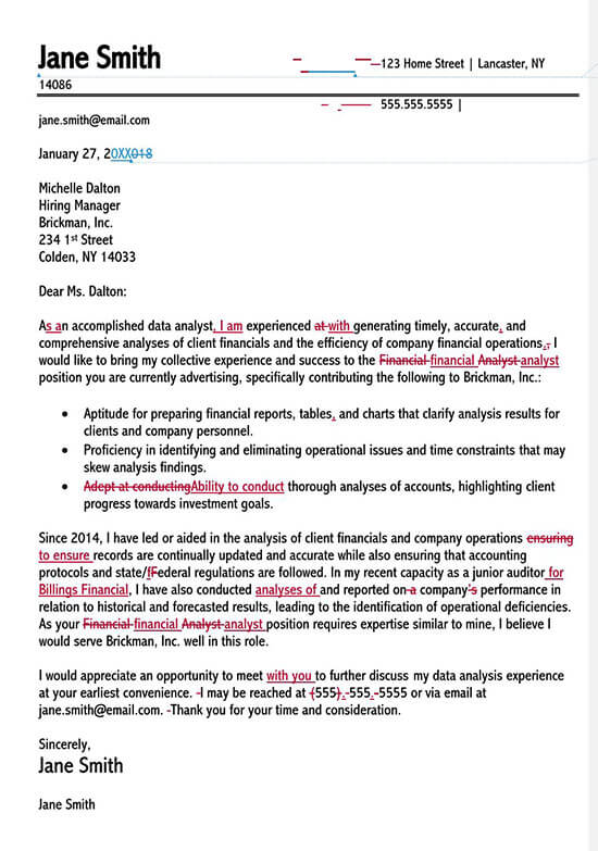 Free Financial Analyst Cover Letter Sample 09