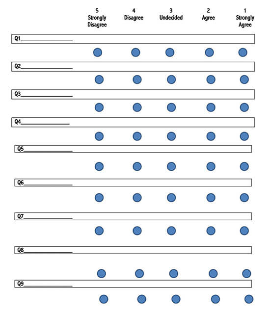 Downloadable Likert Scale Free Template 12