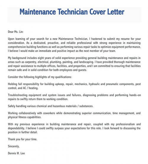  cover letter template