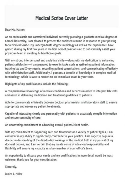 junior doctor cover letter