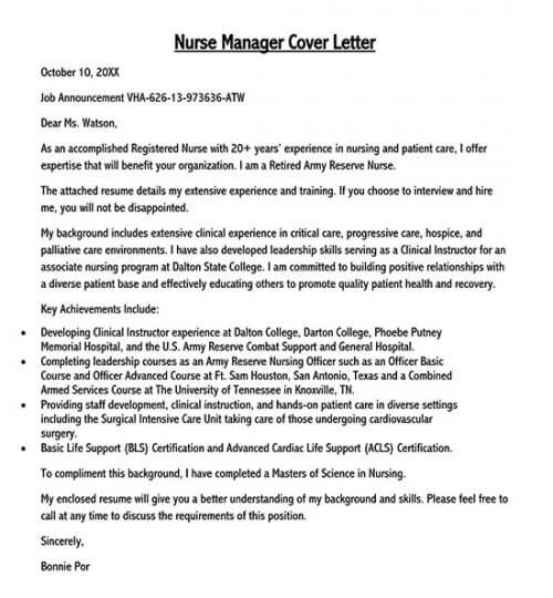 nursing cover letter allnurses