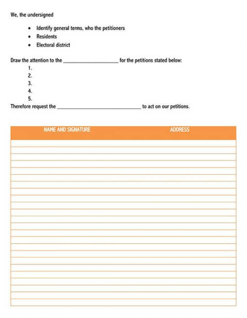 legal petition template word 02