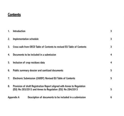 table of contents template powerpoint
