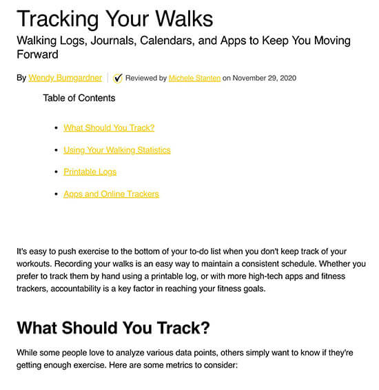 Downloadable Running Logs and Walking Chart Template in PDF Format