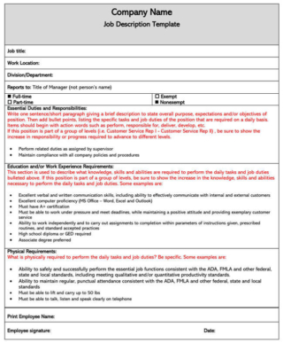 26 Free Job Description Templates (Guide with Examples)