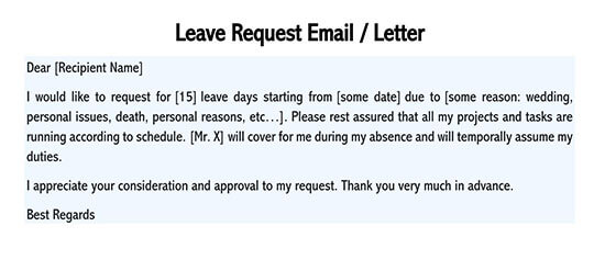 Downloadable Leave Permission Letter Template: Free