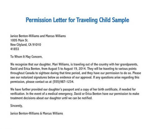 sample letter of request for permission to travel during lockdown