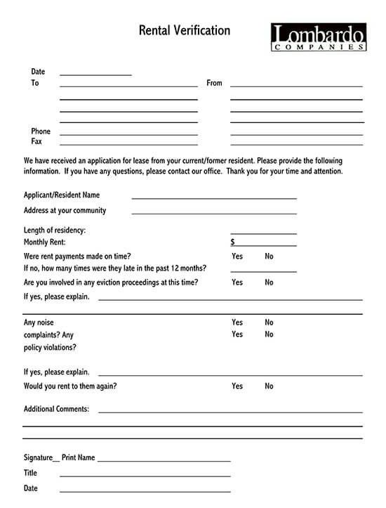 Editable Form Sample 07 in Word Format