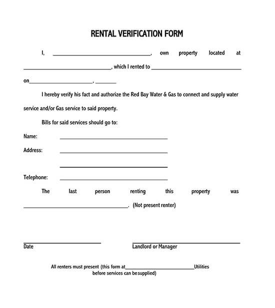 Editable Form Sample 08 in Word Format