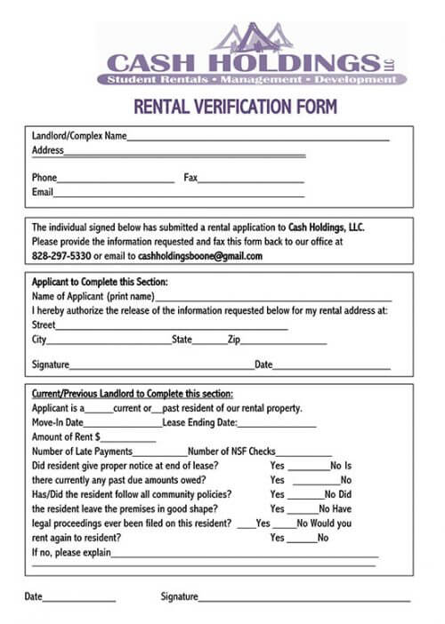 rental verification form word doc 01