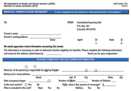 Free Verification of Rent (Landlord) Forms - Word | PDF