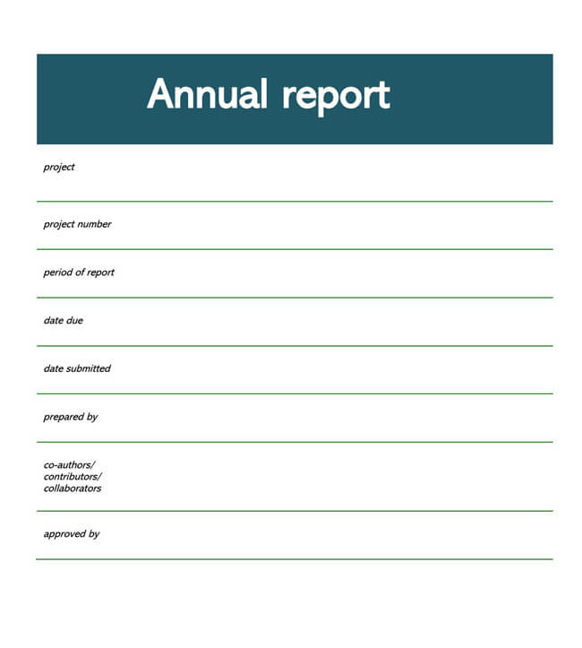 Free Template for Structuring a Business Report 07