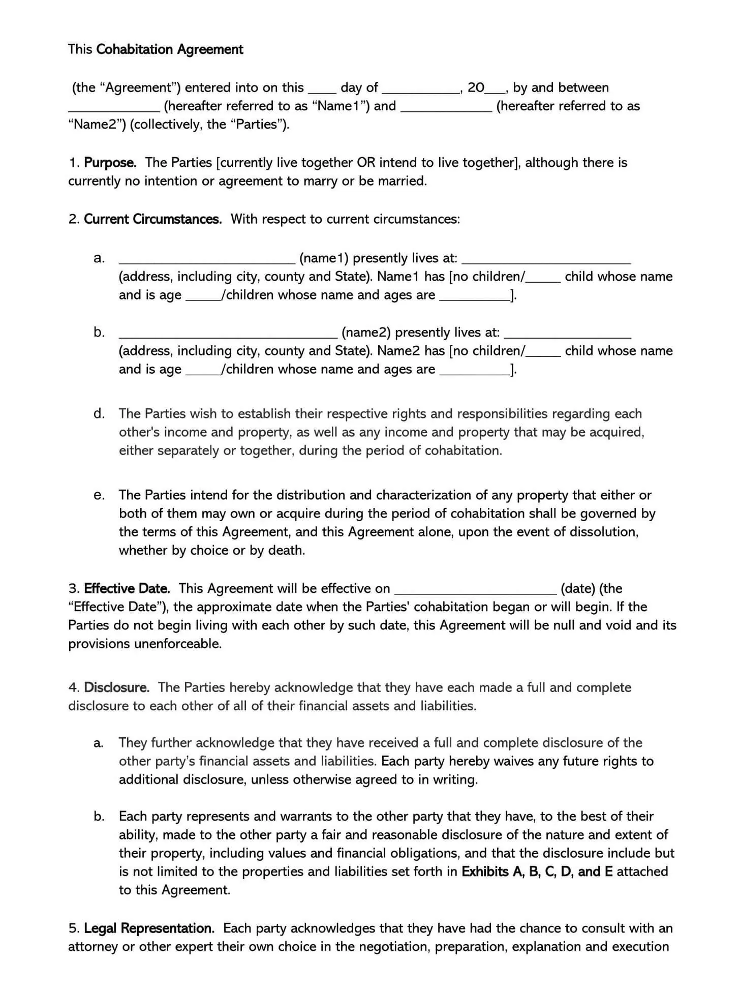 23+ Free Cohabitation Agreement Templates (Guide & Overview) Pertaining To free cohabitation agreement template 23+ Free Cohabitation Agreement Templates (Guide & Overview) Pertaining To free cohabitation agreement template