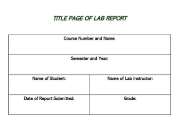 How to Write a Lab Report (20 Free Templates)