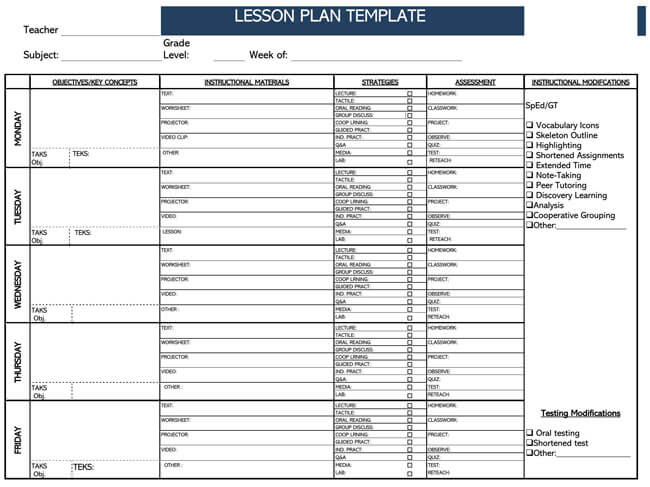 Lesson Plan Template 27