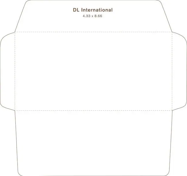 50 free envelope templates in every size pdf word