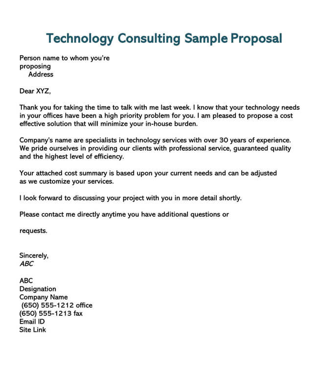 Consulting Proposal Template 12