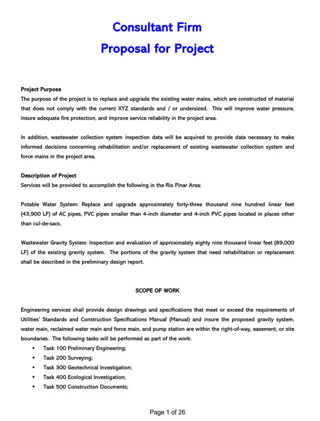 Consulting Proposal Template with Proposal Writing Tips 22